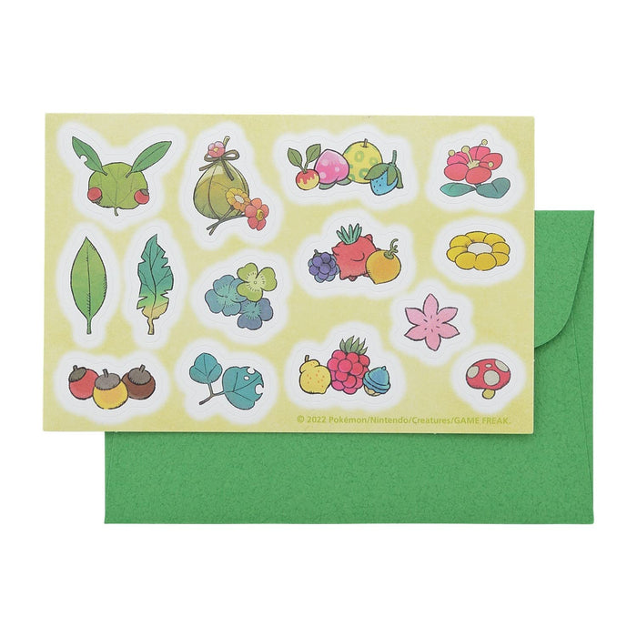 POKEMON CENTER ORIGINAL Mini Card 5 Pattern Set 'Gift From Forest'