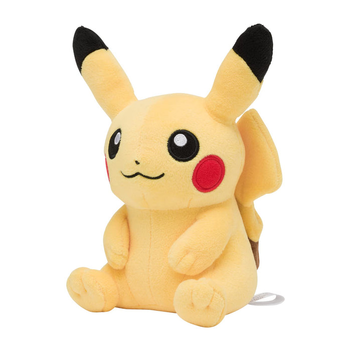 POKEMON CENTER ORIGINAL Plush Doll Sitting Pikachu