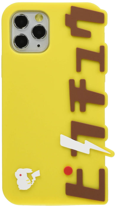 POKEMON CENTER ORIGINAL Silicone Jacket For Iphone 11Pro Katakana Pikachu