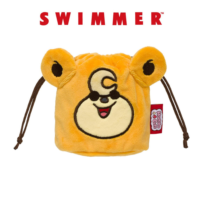 Pokemon Center Original Swimmer Purse Henteko Cute Brown Bear