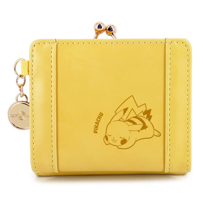 POKEMON CENTER ORIGINAL POKEMON CENTER ORIGINAL Pm Clasp Mini Embossed Wallet Yellow