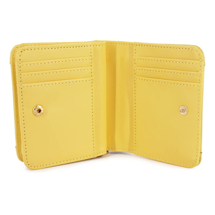 POKEMON CENTER ORIGINAL - POKEMON CENTER ORIGINAL - Pm Square Round Embossed Wallet Yellow