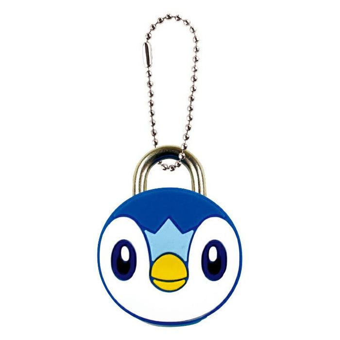 POKEMON CENTER ORIGINAL - Mascot Padlock Keychain Piplup