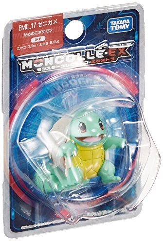 Pokemon Monster Collection Moncolle-ex Squirtle Zenigame Figure Takara Tomy