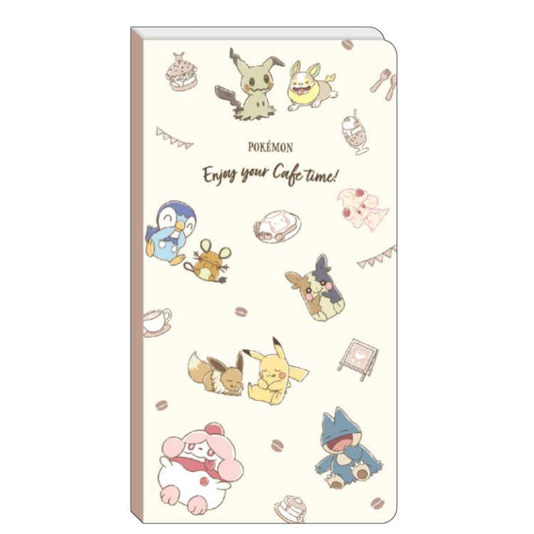 Pokemon [Notepad Sticky Notes] Smartphone Cover Fusen Memo / Cafe Poke
