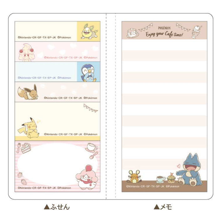 Pokemon [Notepad Sticky Notes] Smartphone Cover Fusen Memo / Cafe Pokemon