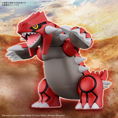 Bandai Spirits Pokemon 54 Groudon Color-Coded Model- Japan Figure Store - #1 Bring To You The Best Japanese Goods