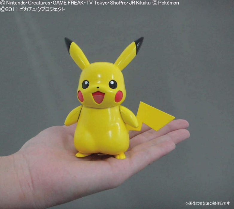 Pokemon Plastic Model Collection First Series 19 Pikachu Modèle en plastique à code couleur