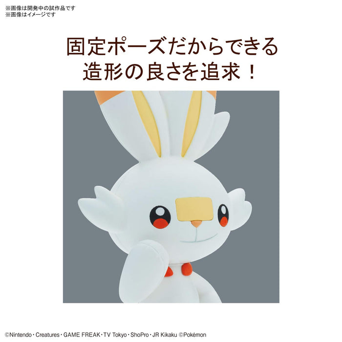 Bandai Spirits Pokemon Plamo Collection Schnell!! 05 Scorbunny Plastikmodellbausatz aus Japan