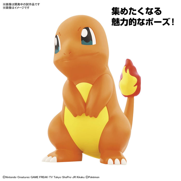 Bandai Spirits Collection de modèles en plastique Pokemon Quick 11 Salamèche Pokemon Salamèche