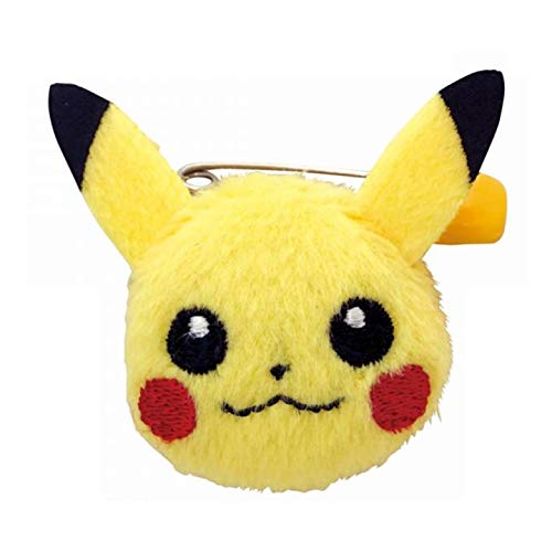 Sekiguchi Pokemon Plush Face Badge Pikachu