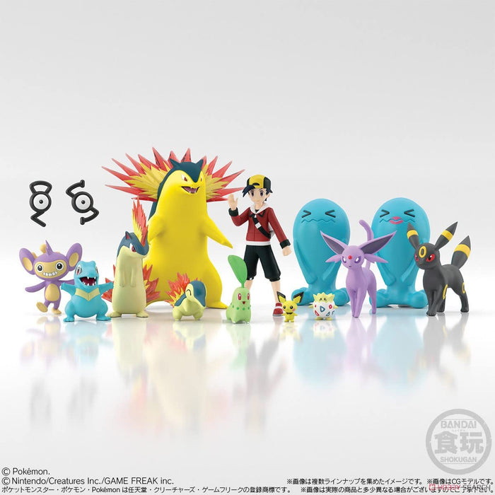 BANDAI CANDY Pokemon Scale World Johto Region 12 Pack Box