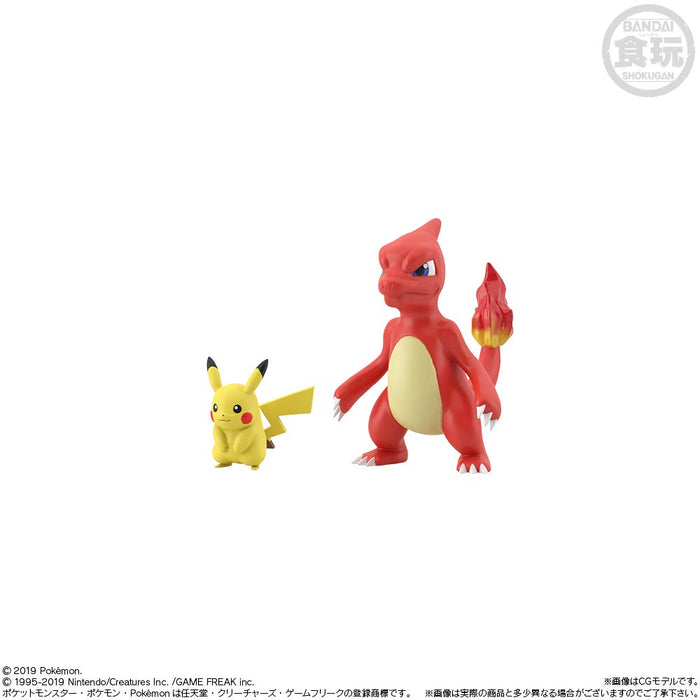 BANDAI CANDY - Pokemon Scale World Kanto Figurine 1 Boite 10 Pcs