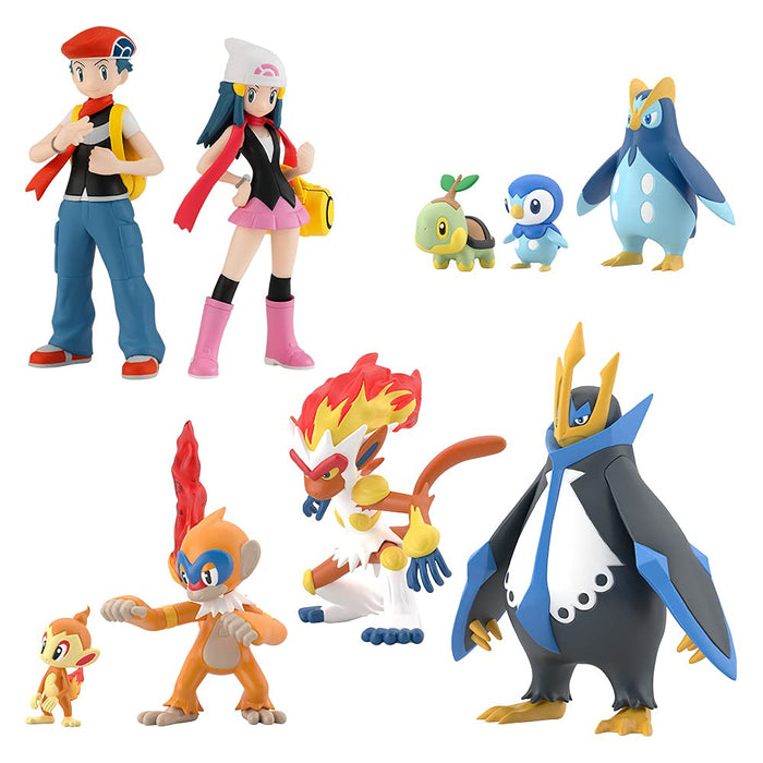 Bandai Pokemon Scale World Sinnoh Region Figure Set Bonbons Jouet