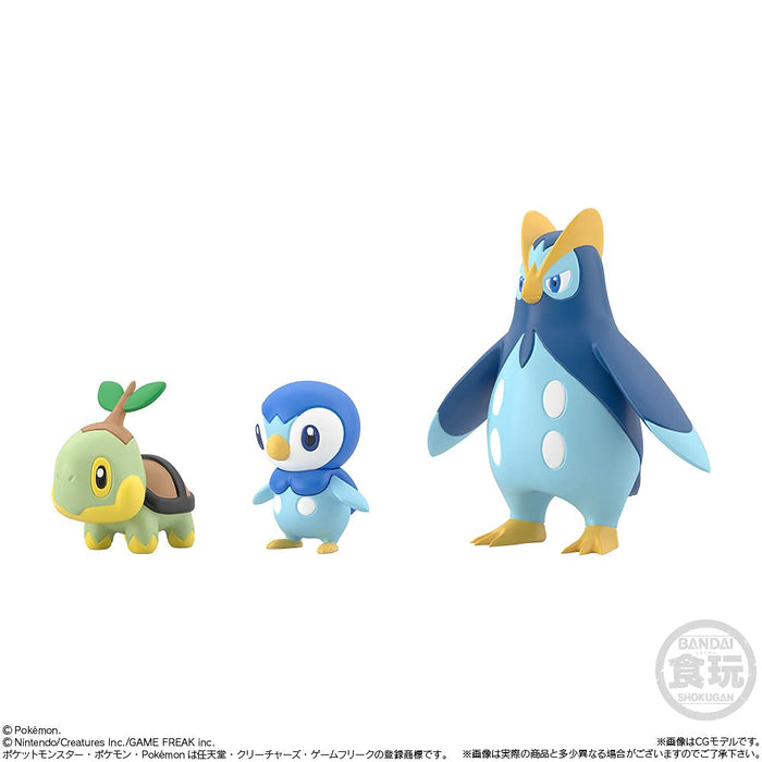 Bandai Pokemon Scale World Sinnoh Region Figure Set Candy Toy