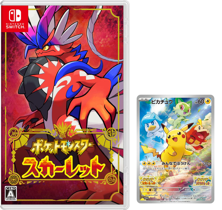 Nintendo Pokemon Scarlet in der Region Paldea Ort, um Nitendo Switch-Spiele zu kaufen