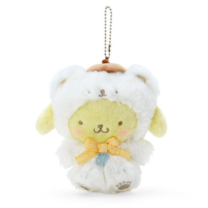 Sanrio  Pompompurin Mascot Holder (Fluffy Snow Design)