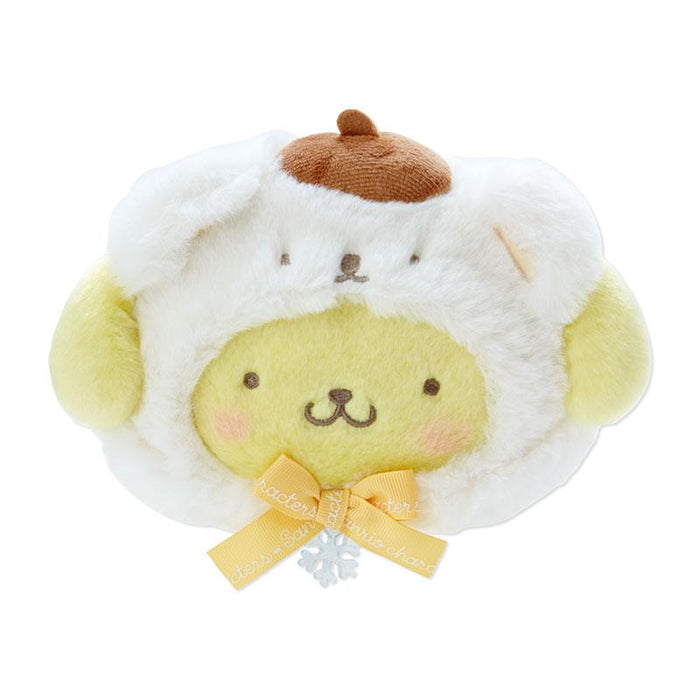Sanrio  Pompompurin Pouch (Fluffy Snow Design)