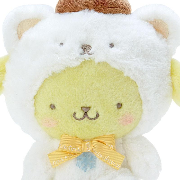 Sanrio  Pompompurin Stuffed Toy (Fluffy Snow Design)
