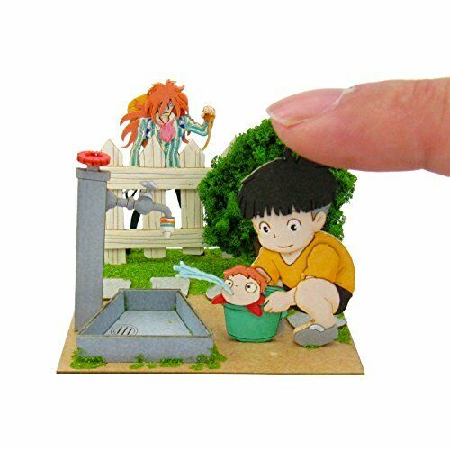 Ponyo On The Cliff Studio Ghibli Mini Sosuke&ponyo&fujimoto Papercraft Mp07-38