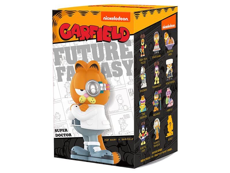 Pop Mart Garfield Future Fantasy Series Pvc Abs Trading Figure 12 Box 6941448660811
