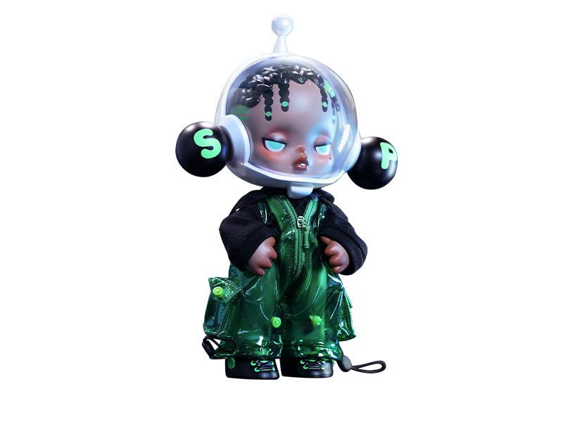 Pop Mart Skullpanda Ootd Green Field Big Size Non-Scale Pvc Abs Painted Finished Figure