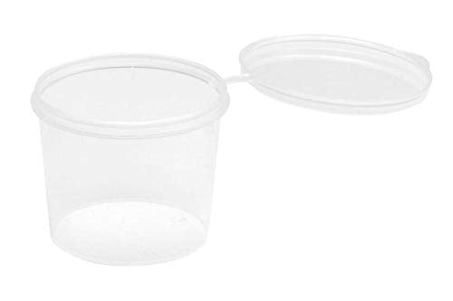Pp Paint Cup With Lid [M] 10 Pieces