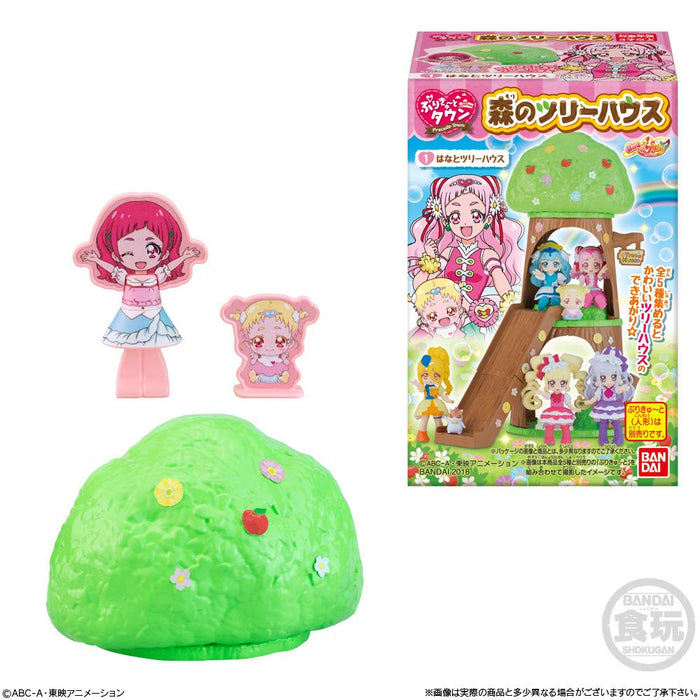 BANDAI CANDY Hugtto! Pretty Cure Precute Town Forest Tree House 10er Box Candy Toy