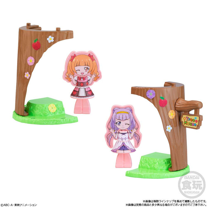 BANDAI CANDY Hugtto! Pretty Cure Precute Town Forest Tree House 10Pcs Box Candy Toy