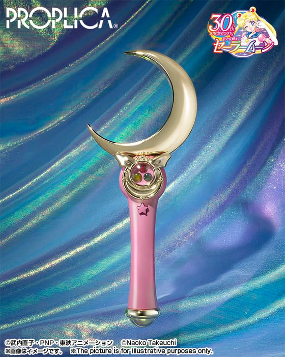 Bandai Spirits - Proplica Sailor Moon Moon Stick Brilliant Color Edition 260mm ABS Finished Product