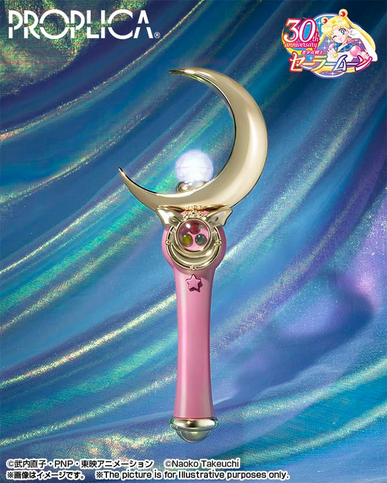 Bandai Spirits - Proplica Sailor Moon Moon Stick Brilliant Color Edition 260mm ABS Finished Product