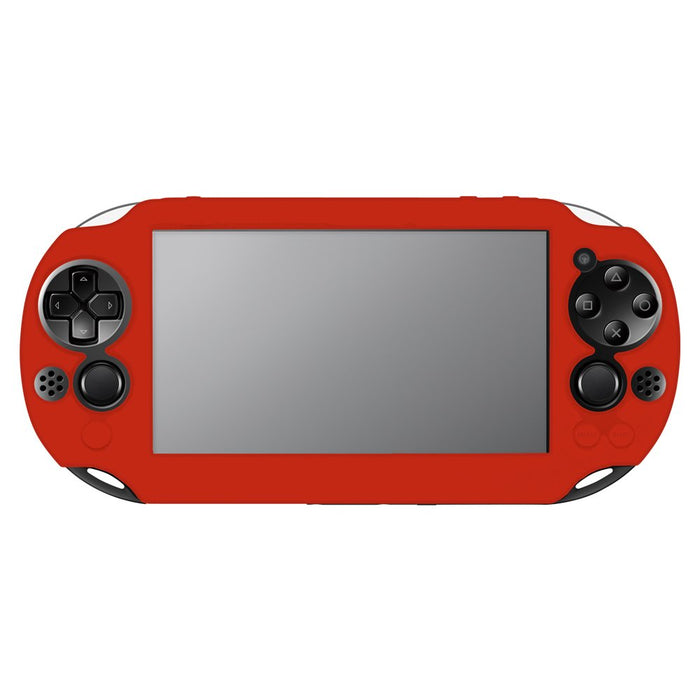 HORI Psv New Silicon Cover Pour Playstation Vita Rouge