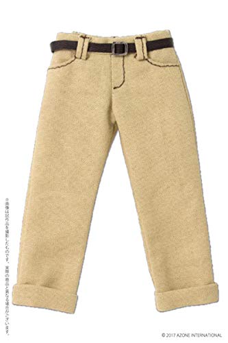 AZONE Poc436-Bge Pns Boy Pantalon Court Taille Basse Beige