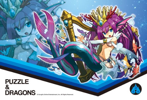 Ensky Japan Puzzle & Dragons 300 Piece Ocean Diva Siren 300-744