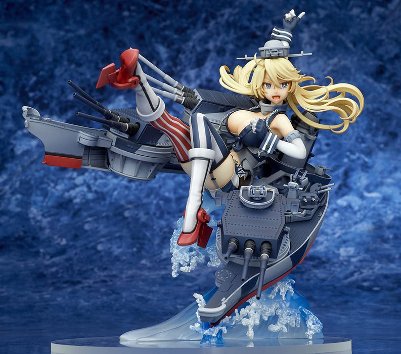 Quesq Kancolle Iowa PVC-Figur 200 mm Japan bemalt und fertig