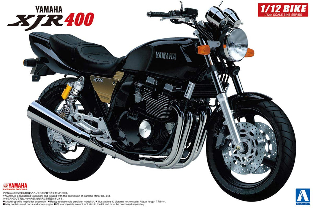 Aoshima Bunka Kyozai 1/12 Bike Series No.13 Yamaha Xjr400 Japanese Motorcycle Model