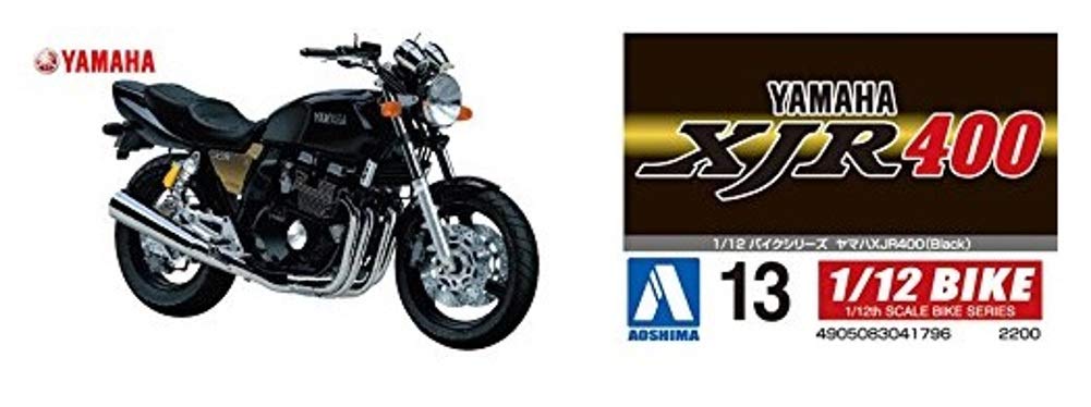 Aoshima Bunka Kyozai 1/12 Bike Series No.13 Yamaha Xjr400 Japanese Motorcycle Model