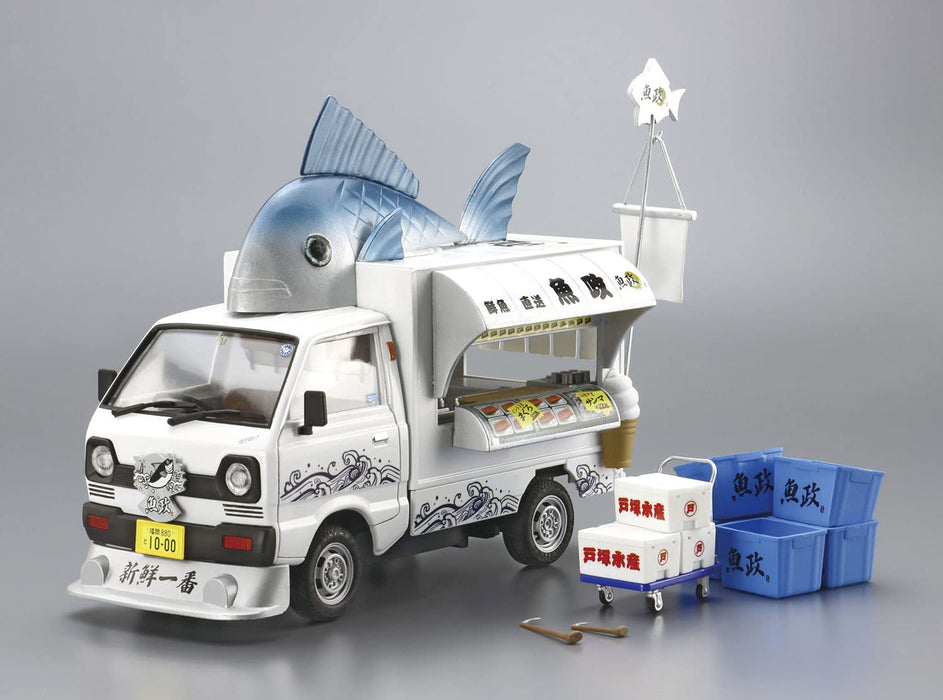 Qingdao Bunka Kyozai 1/24 Mobile Sales Series No.1 Fishmonger Plastic Model