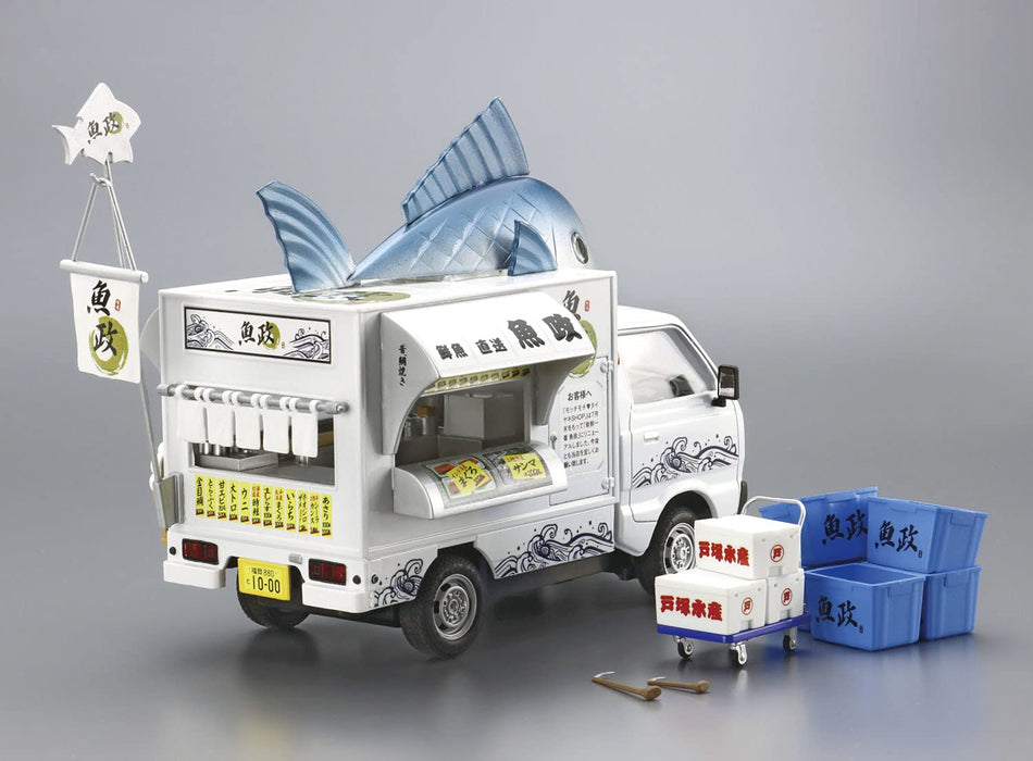 Qingdao Bunka Kyozai 1/24 Mobile Sales Series No.1 Fishmonger Plastic Model