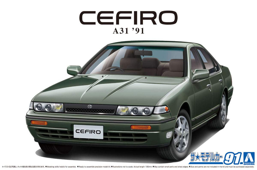 AOSHIMA le modèle de voiture 1/24 Nissan A31 Cefiro '91 modèle en plastique