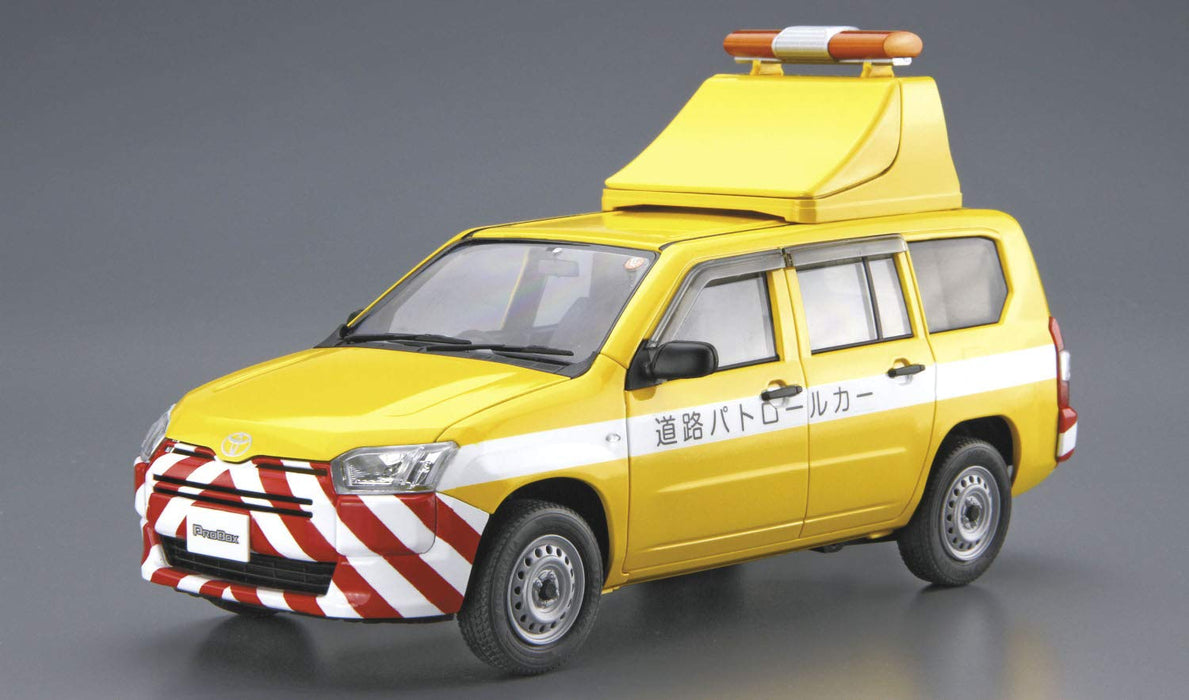 Qingdao Bunka Kyozai 1/24 le modèle de voiture série Sp Toyota Ncp160V Probox 2014 modèle en plastique de voiture de patrouille routière