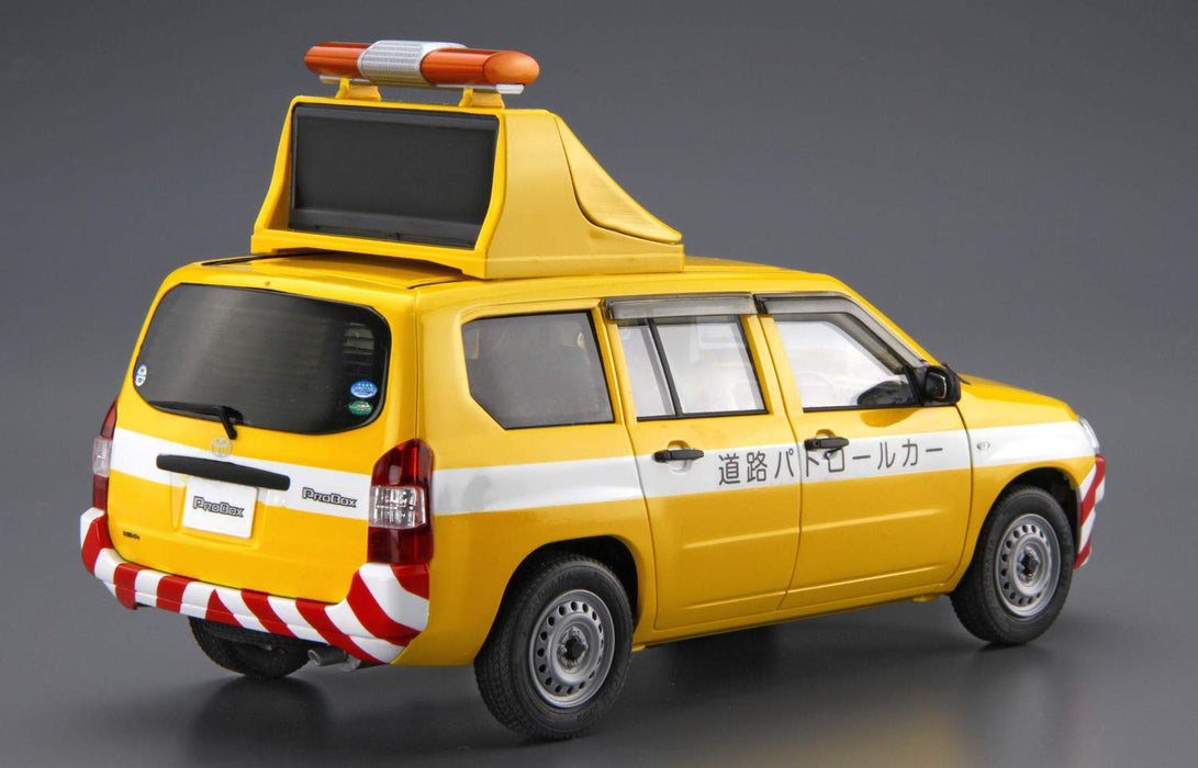 Qingdao Bunka Kyozai 1/24 The Model Car Series Sp Toyota Ncp160V Probox 2014 Road Patrol Car Plastic Model