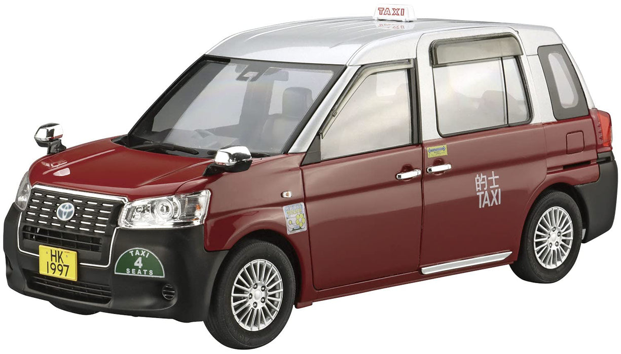 AOSHIMA le modèle de voiture 1/24 Toyota Ntp10R Comfort Hybrid Taxi '18 Hong Kong Taxi modèle en plastique