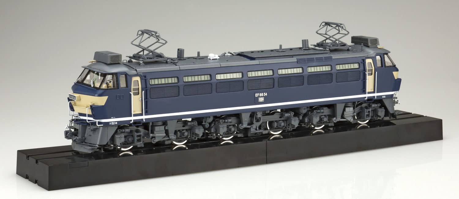 Qingdao Bunka Kyozai 1/45 Train Museum Oj No.7 Electric Locomotive Ef66 Late Freight Update Machine Plastic Model