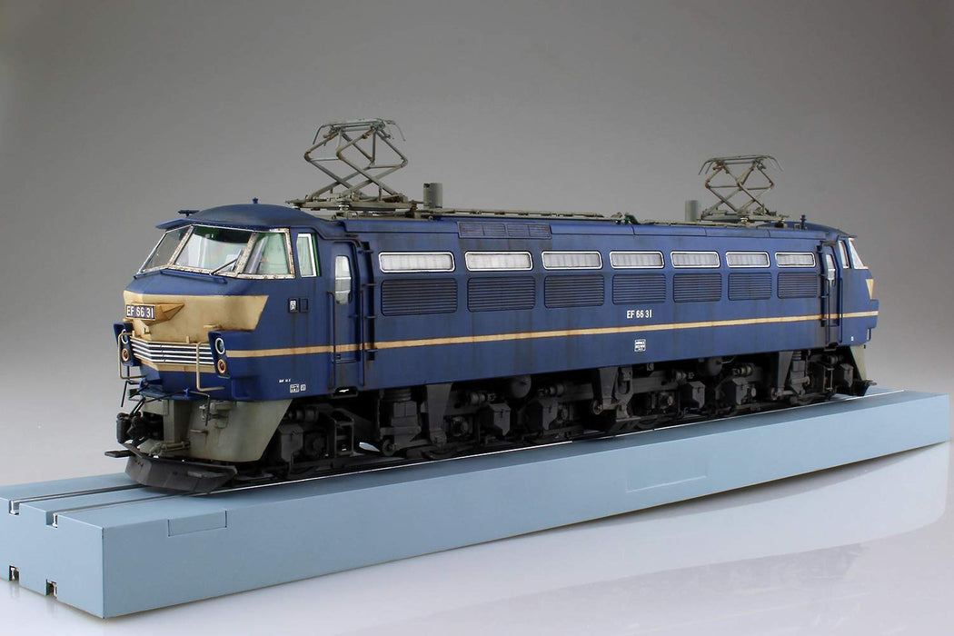 Qingdao Bunka Kyozai 1/45 Train Museum Oj Series No.4 Electric Locomotive Ef66 Late Type Plastic Model