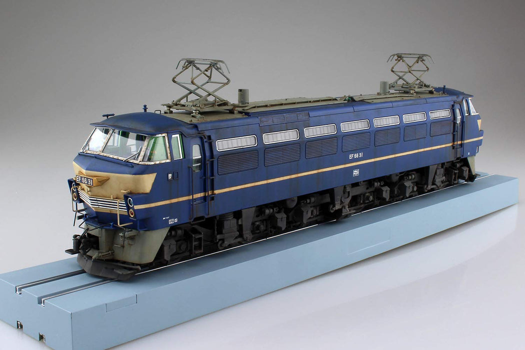 Qingdao Bunka Kyozai 1/45 Train Museum Oj Series No.4 Electric Locomotive Ef66 Late Type Plastic Model
