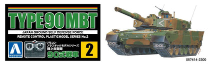 AOSHIMA Remote Control Plastic Model Jgsdf Type 90 Mbt- Japan Figure Store - #1 Bring To You The Best Japanese Goods