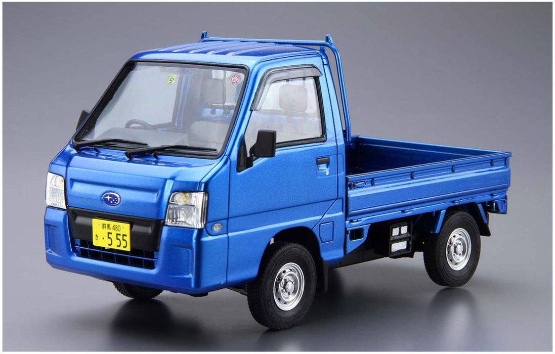 AOSHIMA The Model Car 1/24 Subaru Tt2 Sambar Truck Wr Blue Limited '11 Plastikmodell