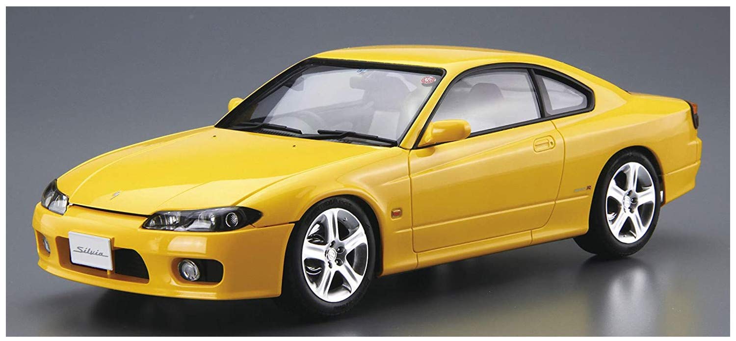 AOSHIMA le modèle de voiture 1/24 Nissan S15 Silvia Spec.R '99 modèle en plastique