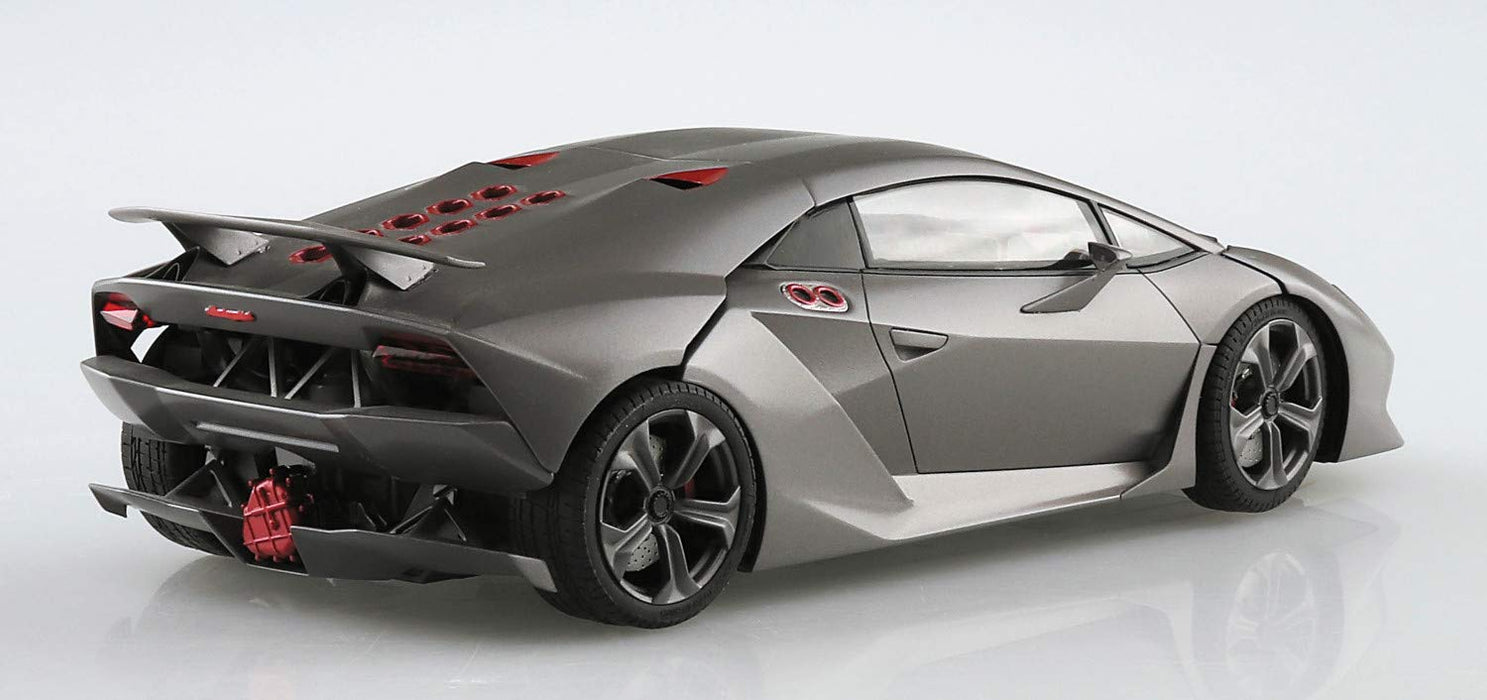 AOSHIMA The Super Car 1/24 Lamborghini Sesto Elemento '10 Plastic Model